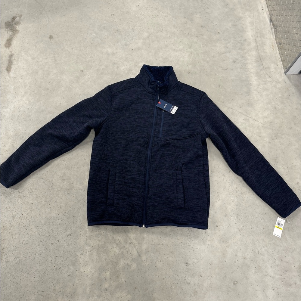 Mens IZOD sherpa fleece jacket
